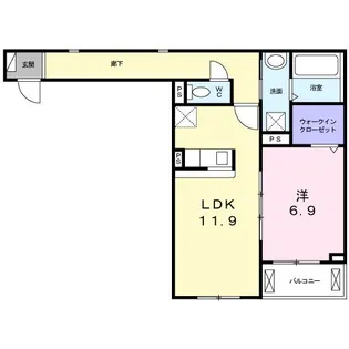 プロシード巽【3階】の間取り