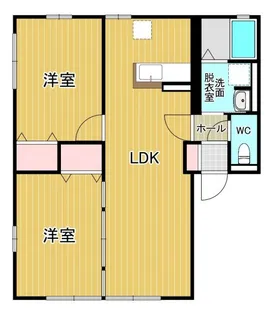 セノ・フィールドII【1階】の間取り
