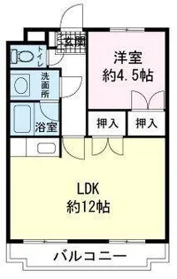 山之井プラザ【2階】の間取り