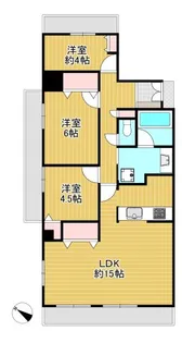 グラン・プラーザ新越谷【1階】の間取り