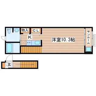 ラウレア【2階】の間取り