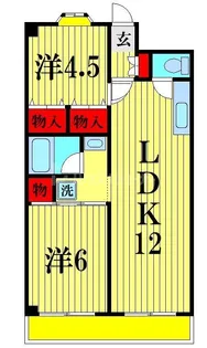 グランガーラ市川【2階】の間取り