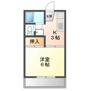 フォーブル加藤【2階】の間取り