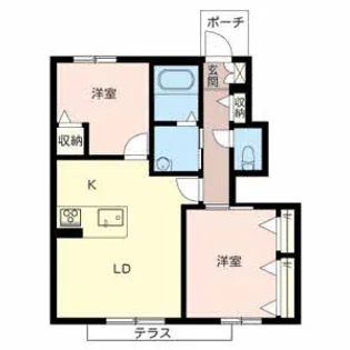 MAST COURT加古川南E【1階】の間取り