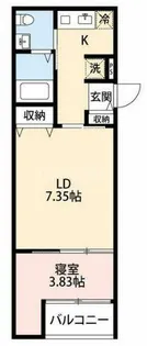 VAU house青葉の森【1階】の間取り