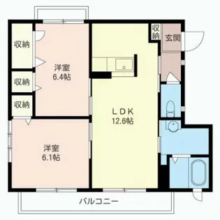 セピアコート【2階】の間取り