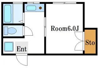 干場コーポ【3階】の間取り