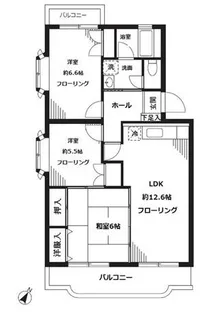 メゾンエトワール【2階】の間取り