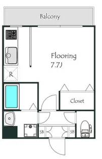 グリーンヒルNAKANO【4階】の間取り