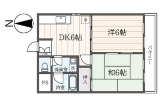 コーポ3155【4階】の間取り