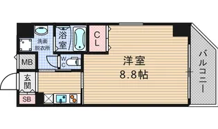 インベスト本町WEST【11階】の間取り