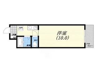 ルナメゾン芦屋【2階】の間取り