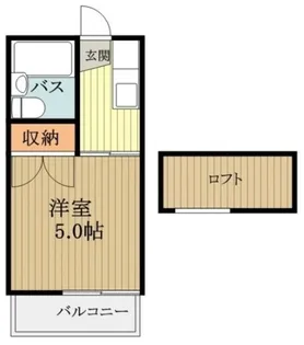 ハイツ天神町【2階】の間取り