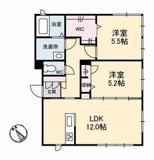 カスミソウ【1階】の間取り