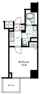 メインステージ亀戸Vミライエ【2階】の間取り