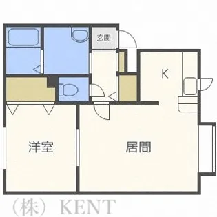 メゾンロワジール【2階】の間取り