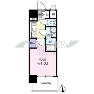 エスリード大阪イーストエッジ【2階】の間取り