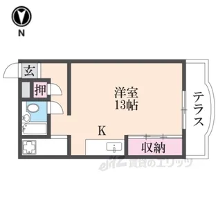 マンション和光【1階】の間取り