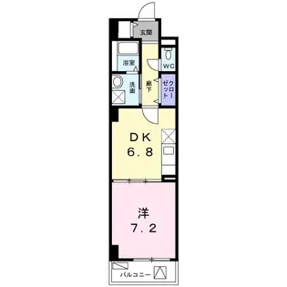 グランシルバ大森【4階】の間取り