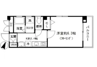 クイーンズコート【2階】の間取り