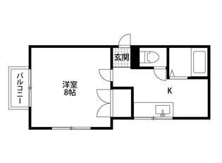 キューダス【1階】の間取り