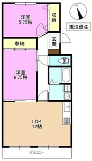 カーザわかば【3階】の間取り
