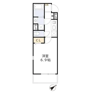 ハピネス元町【3階】の間取り
