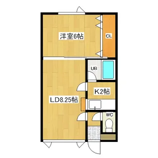 メイプルハウスA【1階】の間取り