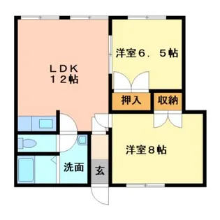 Mハイツ日の出1【3階】の間取り