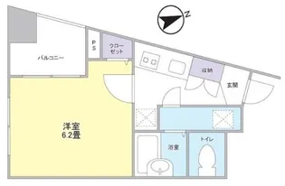 パワーハウス横濱【6階】の間取り