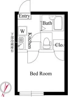 レーヴ扇【2階】の間取り