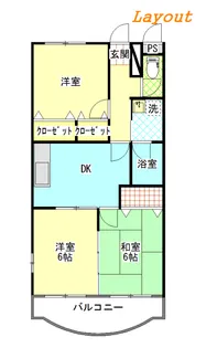 モンカルティエ【2階】の間取り