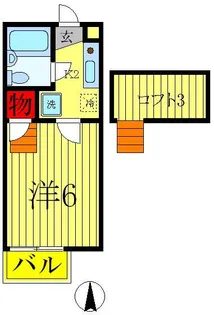 サンローゼ馬橋【2階】の間取り