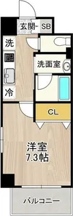CITY SPIRE 名駅前【3階】の間取り