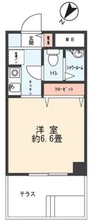 スターブル中原【1階】の間取り
