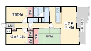 エクセランス大久保II番館【2階】の間取り