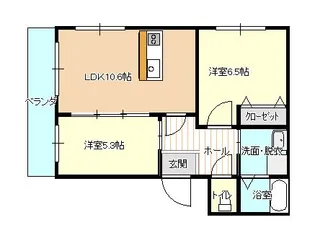 SOARE【1階】の間取り
