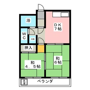 メゾン鈴木【2階】の間取り