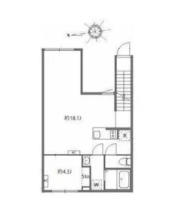 アピチェ戸越銀座【2階】の間取り