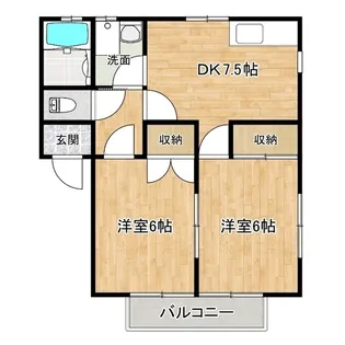 めぞん一刻I【1階】の間取り