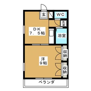エトワール上柚木【2階】の間取り