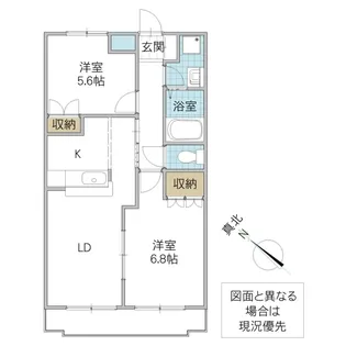 サンプロニティ Y.G【1階】の間取り