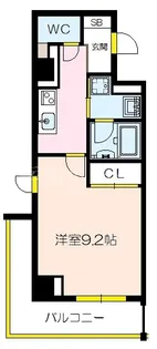 ロイヤルパークヒルズうめきた【6階】の間取り