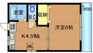 第二高陽コーポ【1階】の間取り