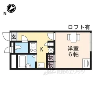 レオパレスヲビレ436【2階】の間取り