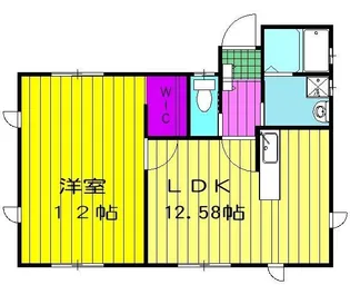 ミナージュI【2階】の間取り