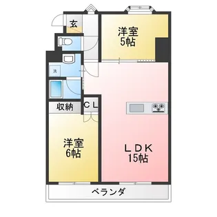 北千種キッズ【4階】の間取り