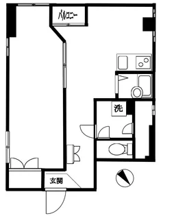 桶川駅前プラザ【6階】の間取り