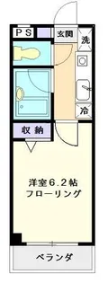 スカイコスモ国領【1階】の間取り