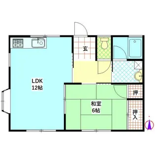 ARATAハウス【1階】の間取り